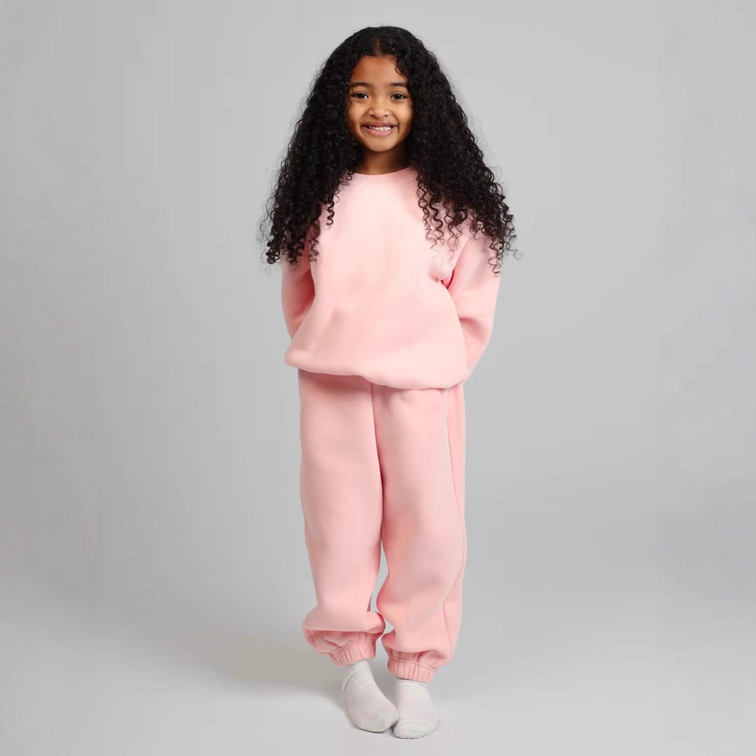 Damen lässiges Sweat-Set mit voluminösem Oberteil und bequemen Jogginghosen Drune