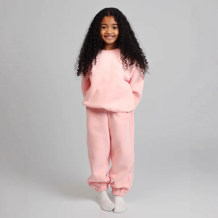 Damen lässiges Sweat-Set mit voluminösem Oberteil und bequemen Jogginghosen Drune
