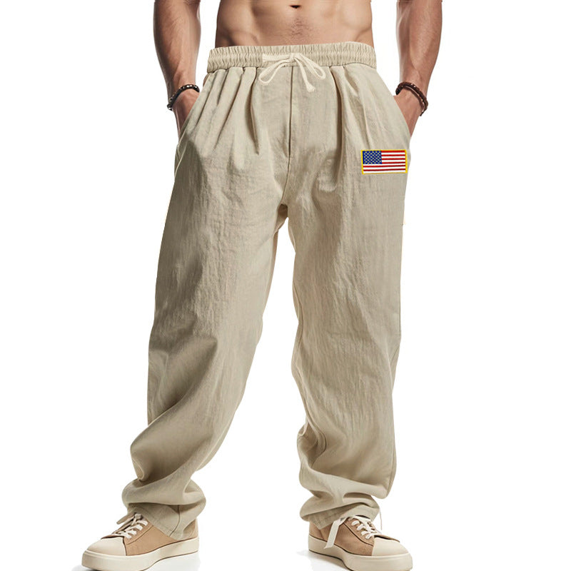 Herren lässige Cargo-Hose mit verstellbarem Bund und praktischen Seitentaschen Drune