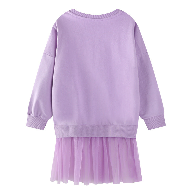 Mädchen Freizeitkleid mit bezauberndem Flügelmuster Drune