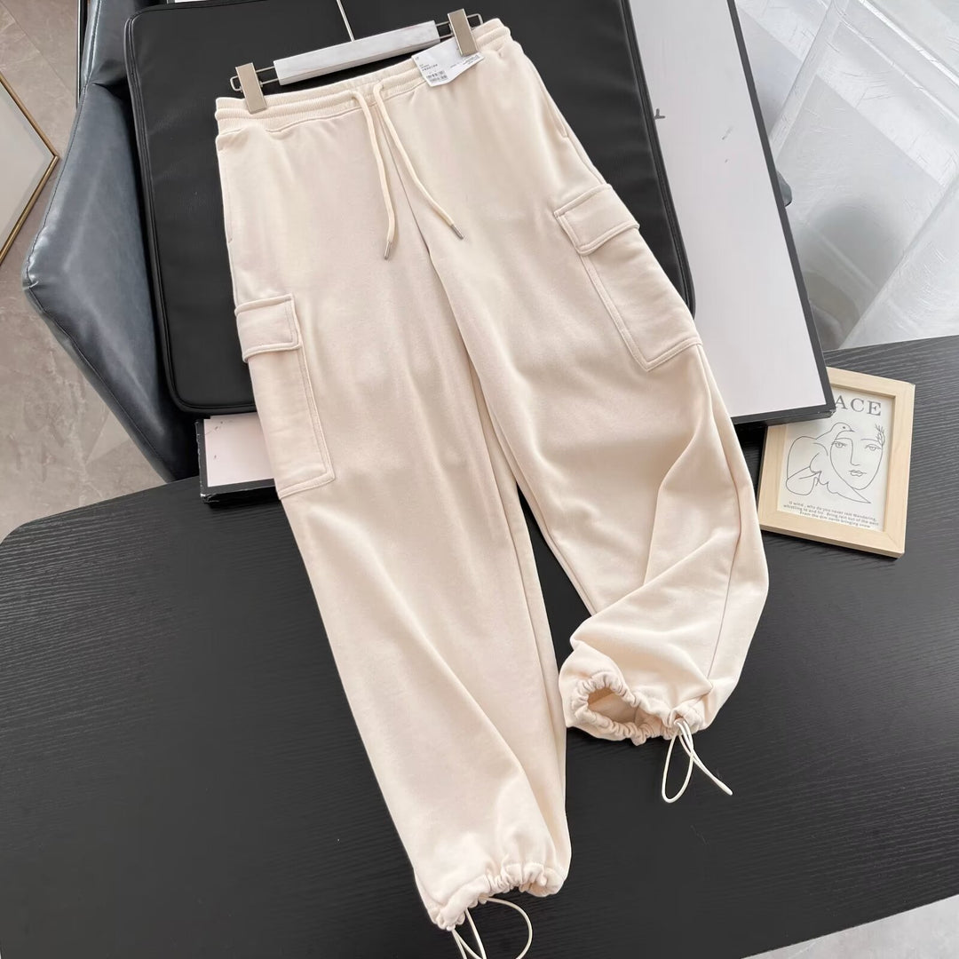Damen Bequeme Cargo-Hose Drune