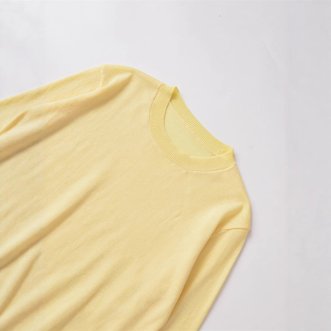 Damen lässiger Pullover aus weichem Material Drune