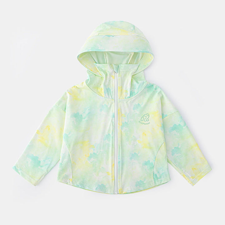 Unisex nan ultraleichte Kinder-Sonnenjacke mit Kapuze, UV-Schutz und wasserabweisender Funktionsqualität  Drune