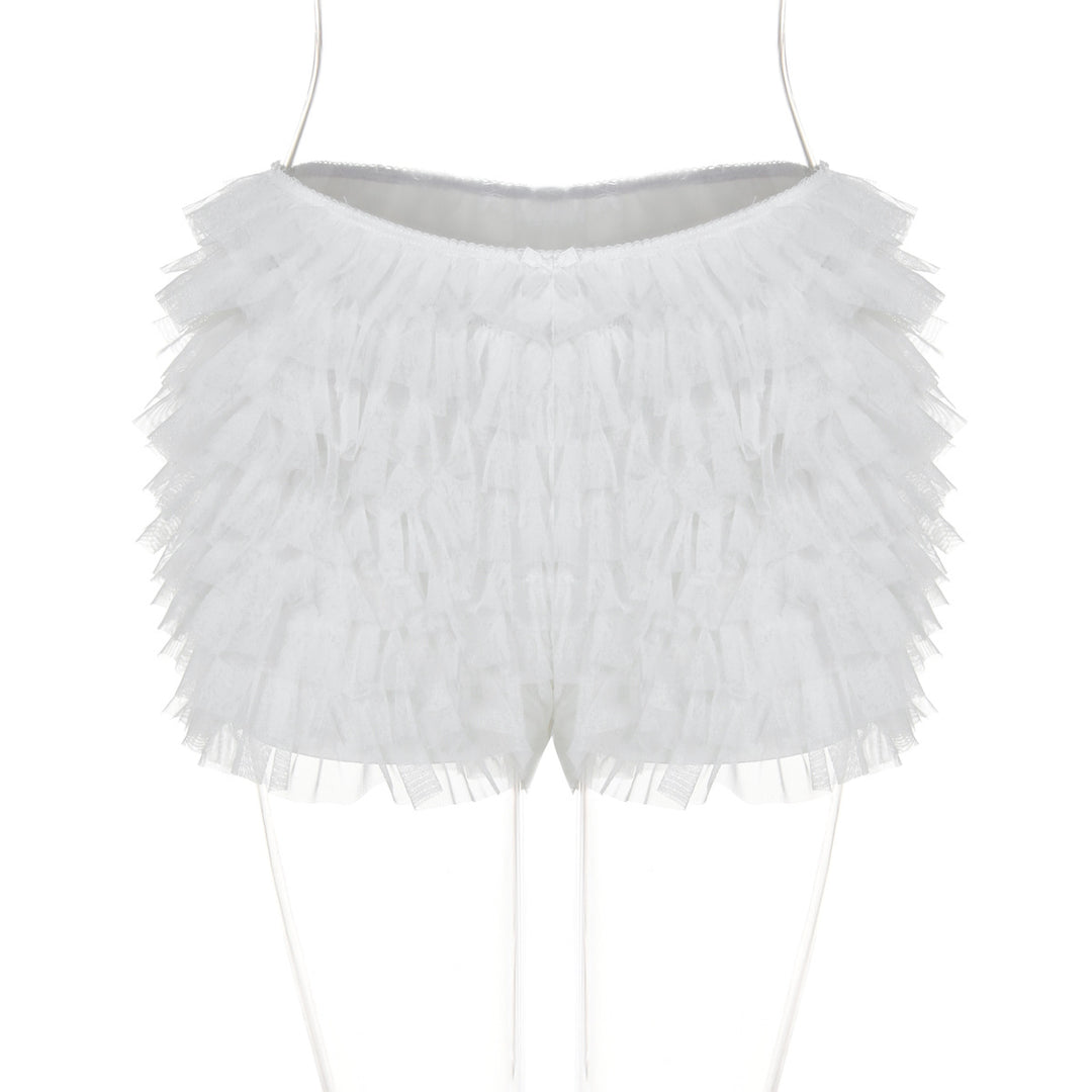 Damen Verspielte Rüschenshorts Drune
