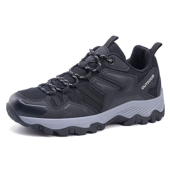 Herren nan robuster Trail- und Wandersneaker mit Multiterrain-Profilsohle, atmungsaktivem Meshoberteil und verstärkter Zehenkappe Drune