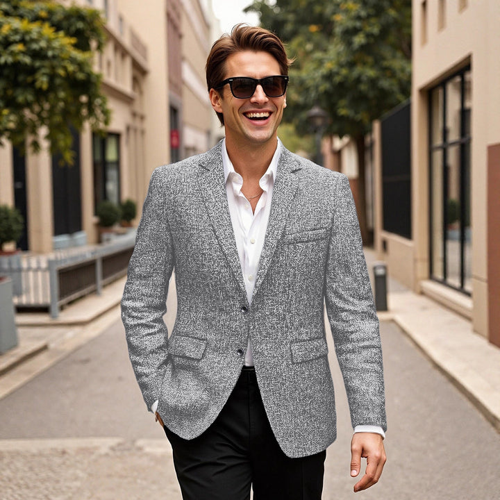 Herren eleganter Blazer aus Wolle Drune