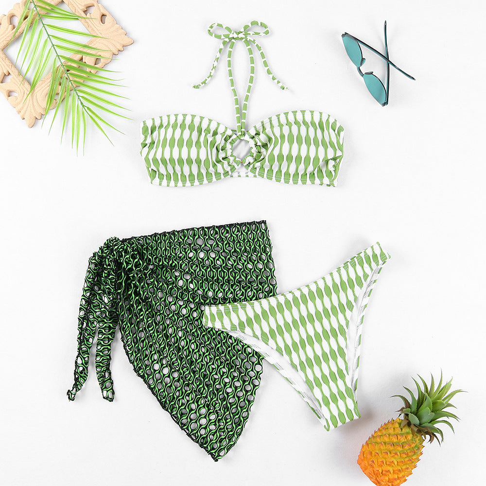 Damen Bikini-Set mit stylischem Wickeltuch Drune