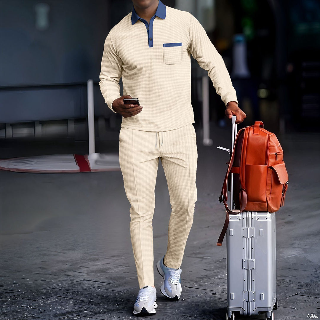 Herren modisches Polyester-Trainingsanzug mit atmungsaktive Eigenschaften Drune