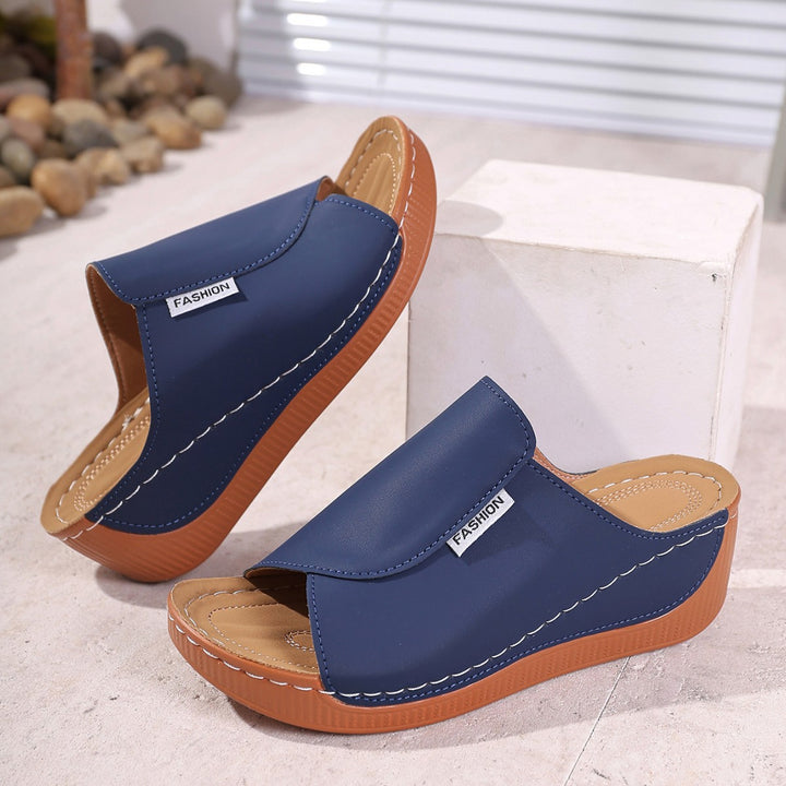 Damen Komfortable Clogsandalen mit verstellbarem Riemen und ergonomischem Fußbett Drune