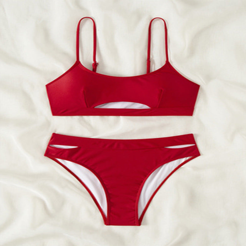 Damen Sportlicher Bikini mit innovativem Schnitt Drune