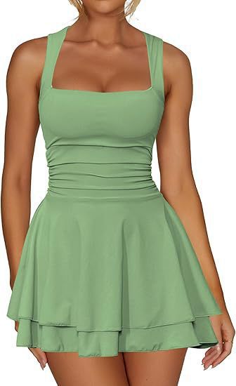 Feminines Ausgestelltes Schwimmdress Drune