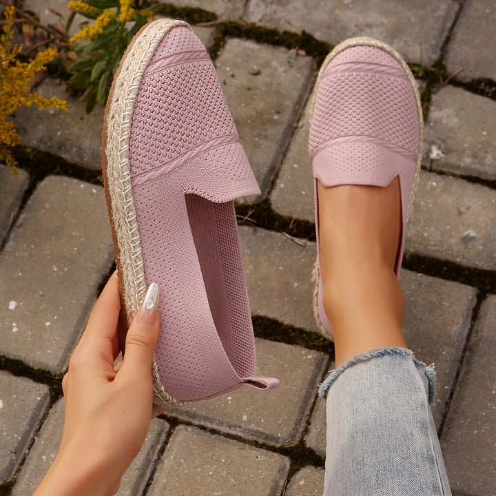 Damen Espadrilles mit atmungsaktiver Obermaterialstruktur und bequemer Sohle Drune