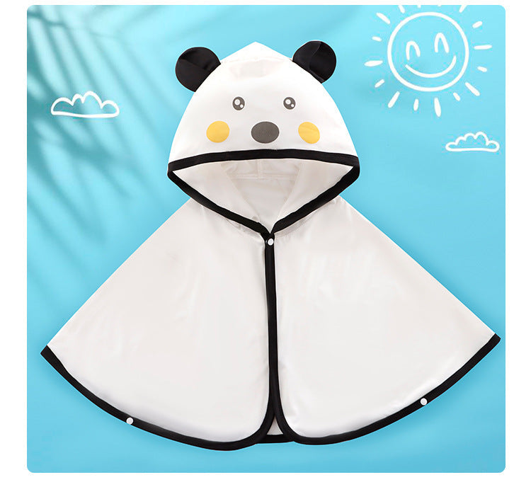 Unisex nan weiches Kapuzenponcho für Babys mit Bärenohren und drapiertem Badeponcho aus Mikrofaser Drune