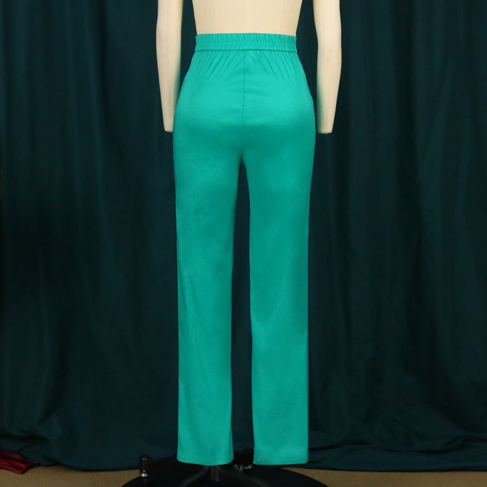 Damen Hochwertige, taillierte Hose mit elegantem Schnitt Drune