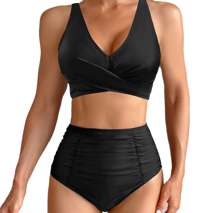 Damen Hochtaillierter Bade-Bikini Drune