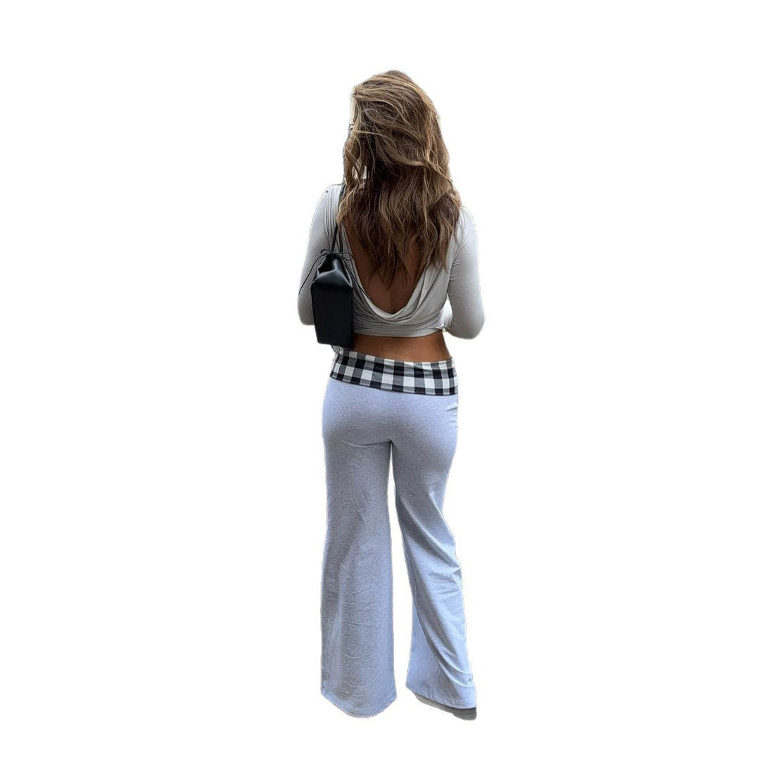 Damen Lässiges Freizeit-Set mit modischem Print und weitem Schnitt Drune