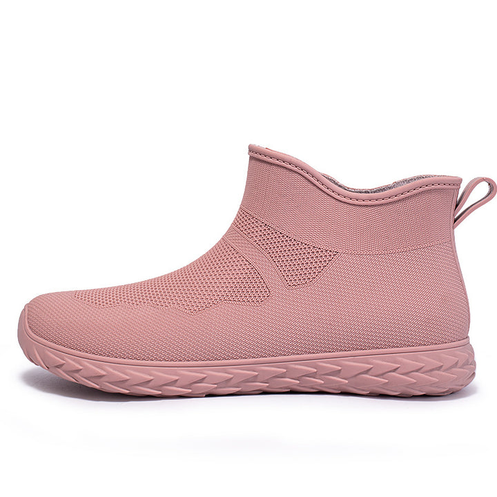 Damen wasserfeste Gummistiefel mit flexiblem Schaft und rutschfester Sohle Drune