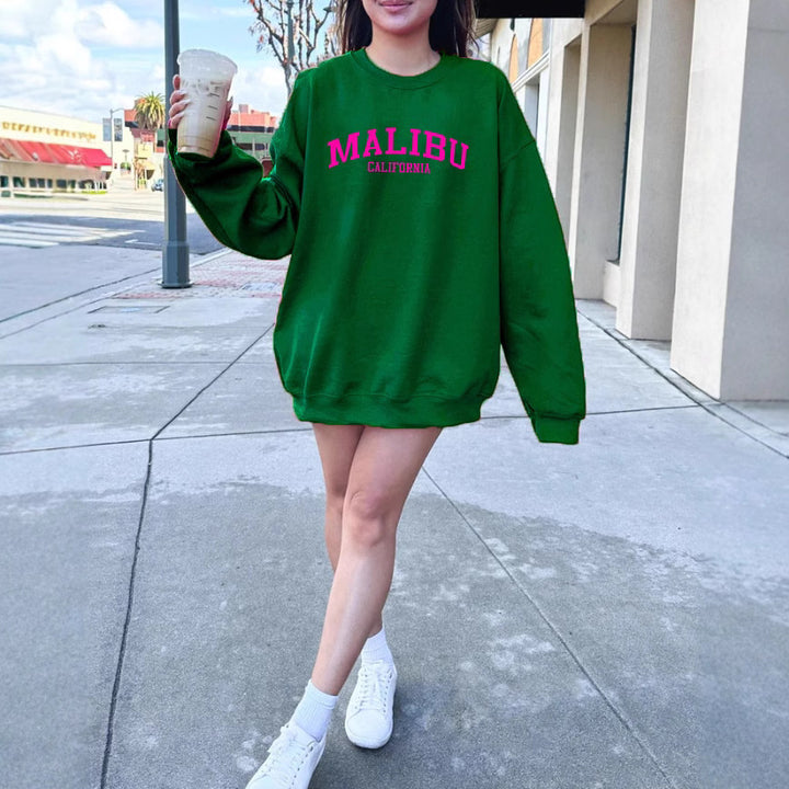Damen Sweatshirt mit lässigem California-Logo und weichem Material Drune