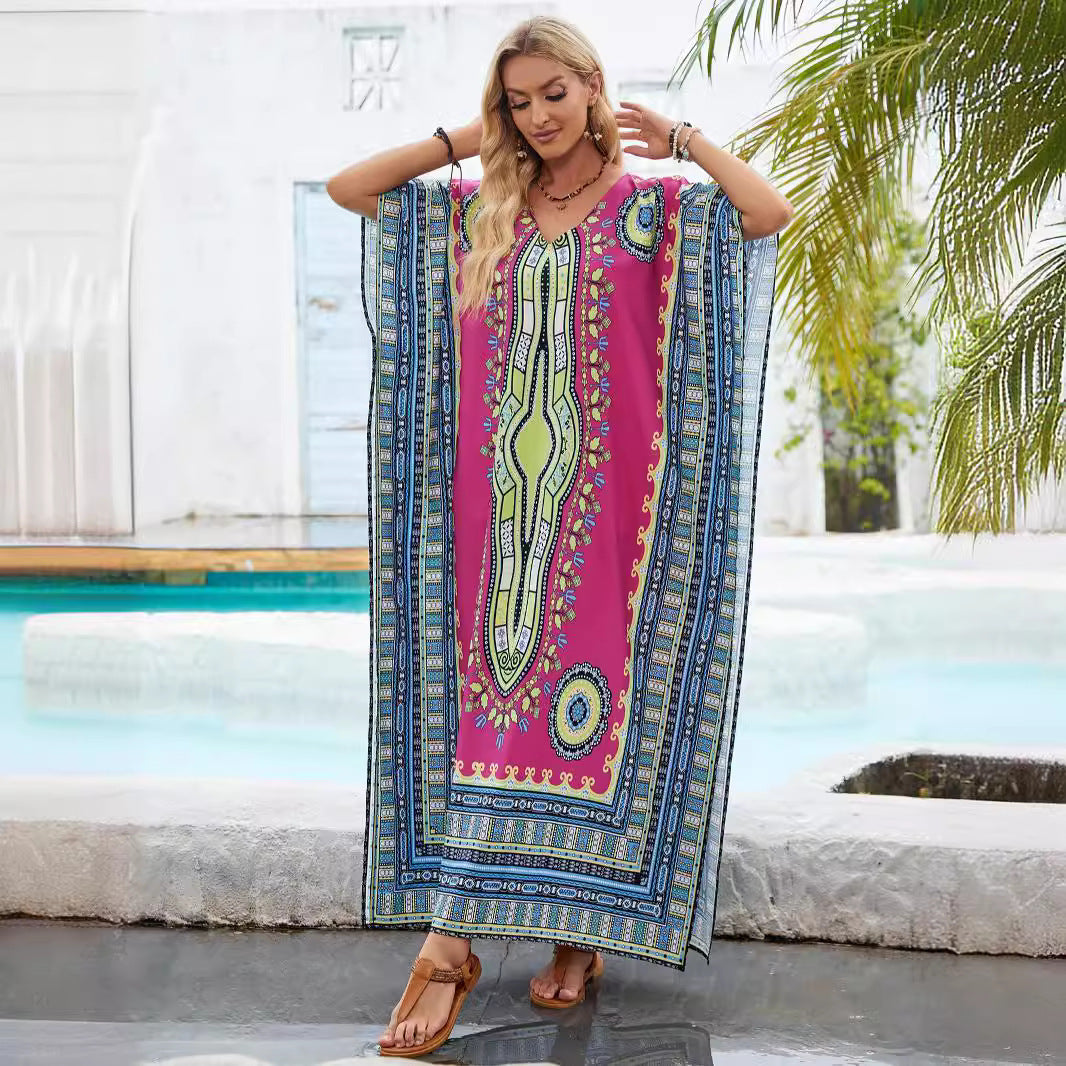 Femme Kaftan Maxi Kleid Drune