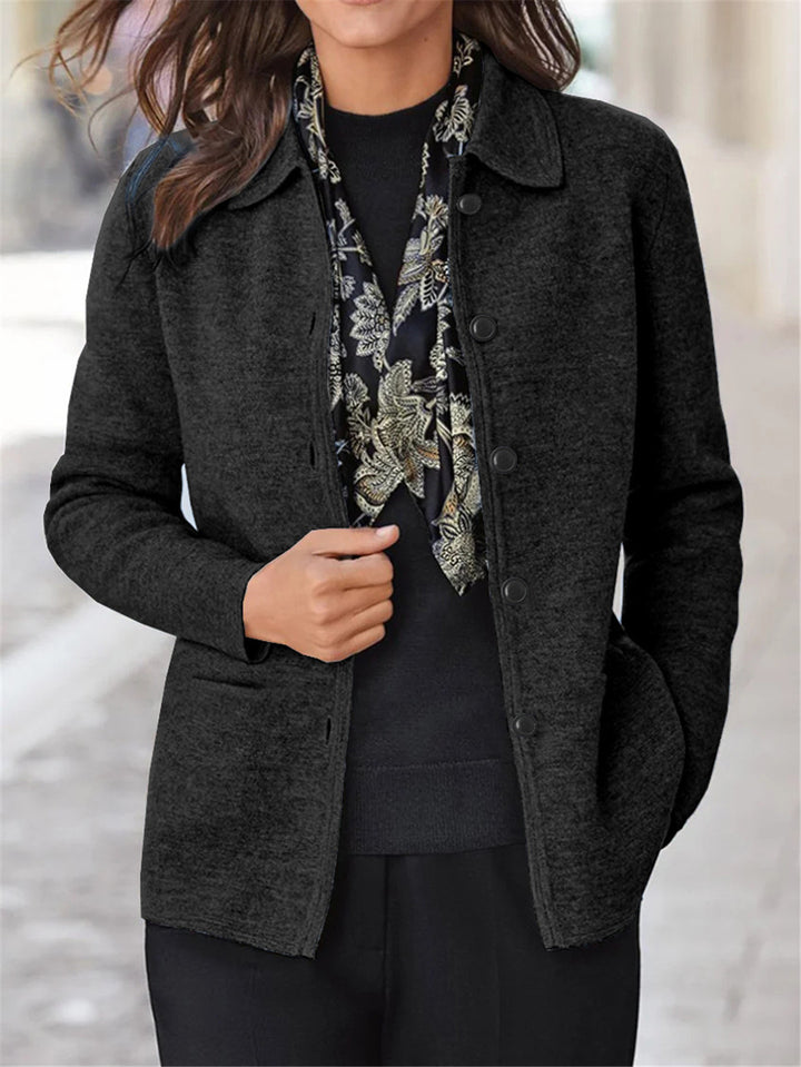 Damen lässige Übergangsjacke mit praktischen Taschen und elegantem Schnitt Drune