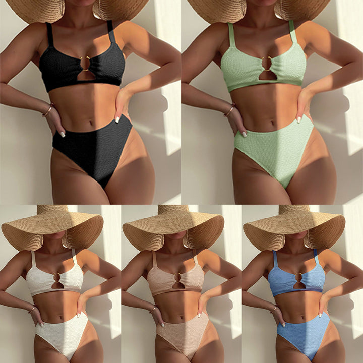 Damen Zweiteiliges Bikini-Set mit innovativem Knotendesign Drune