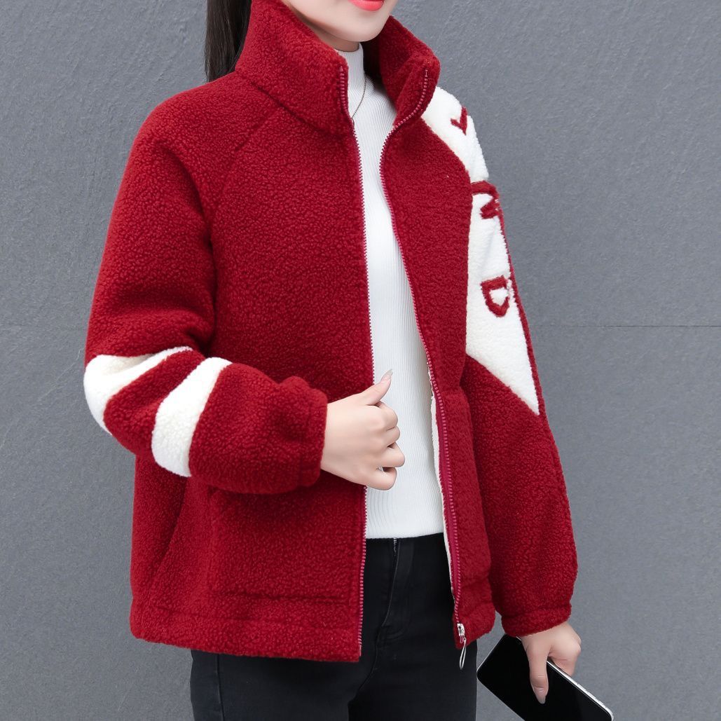 Damen Fleecejacke mit hohem Kragen und seitlichen Eingrifftaschen Drune