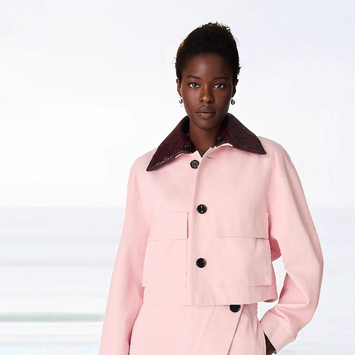 Damen Modische Oversized-Parka-Jacke Drune