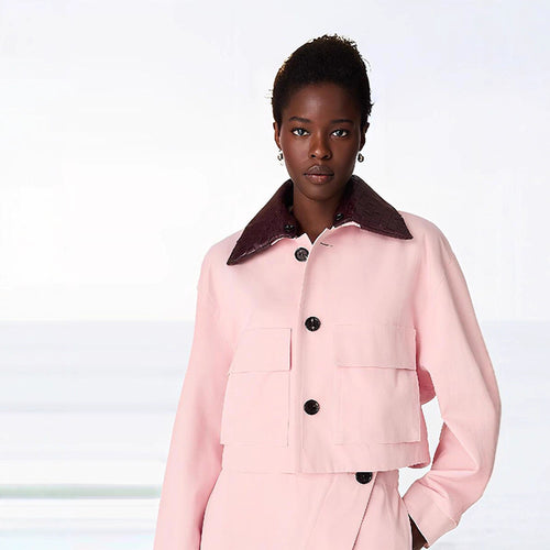 Damen Modische Oversized-Parka-Jacke Drune