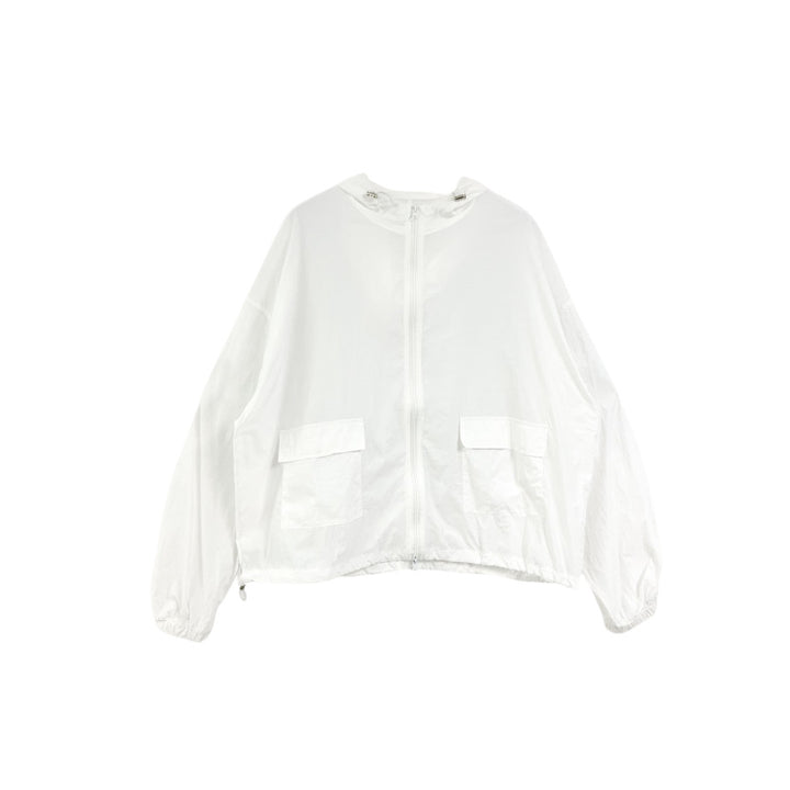 Damen lässige Windbreaker-Jacke mit praktischen Taschen Drune