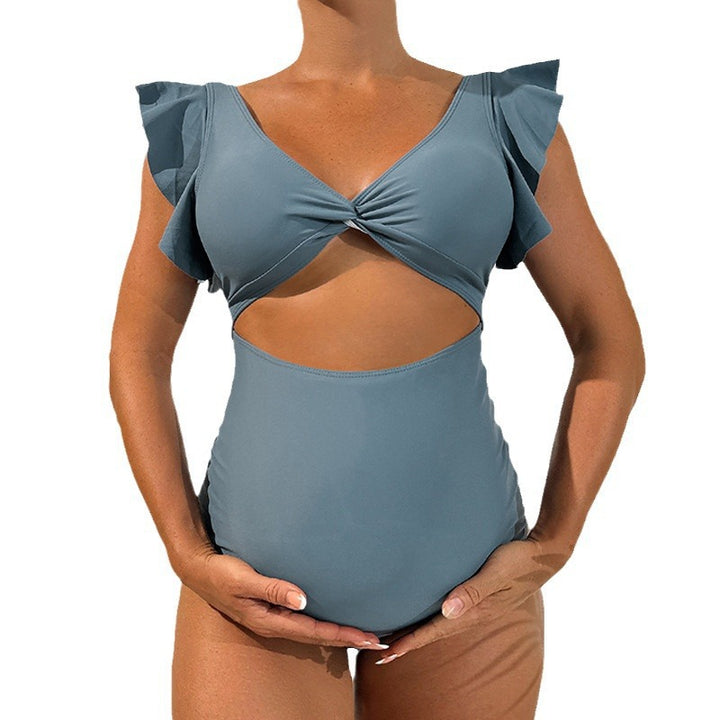 Damen Cut-Out Bikini mit Rüschendetails Drune