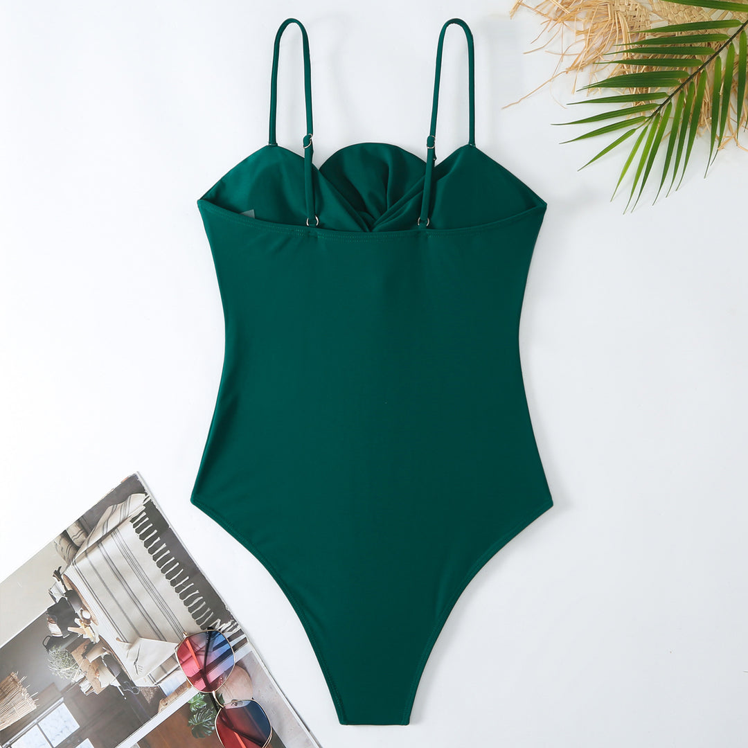 Damen Badeanzug mit elegantem Wickelrock Drune