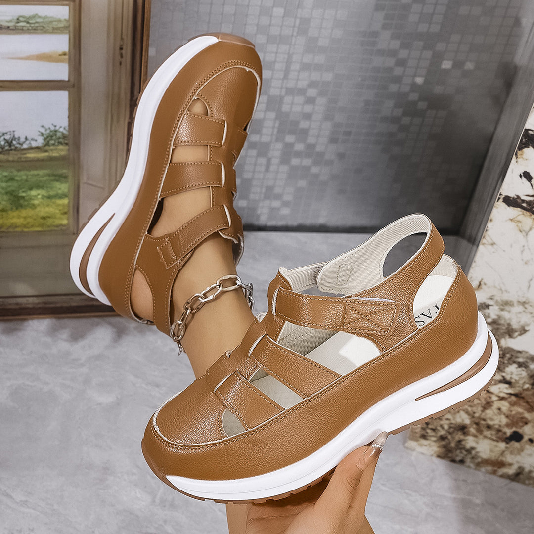 Damen Freizeitsandalen mit atmungsaktivem Obermaterial und rutschfester Sohle Drune
