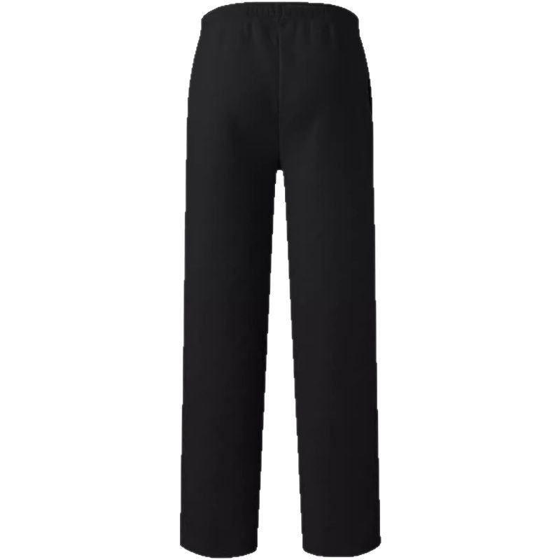 Damen nan fließende High-Waist Palazzo-Loungehose aus leichtem Jersey mit Elastikbund und praktischen Eingrifftaschen Drune