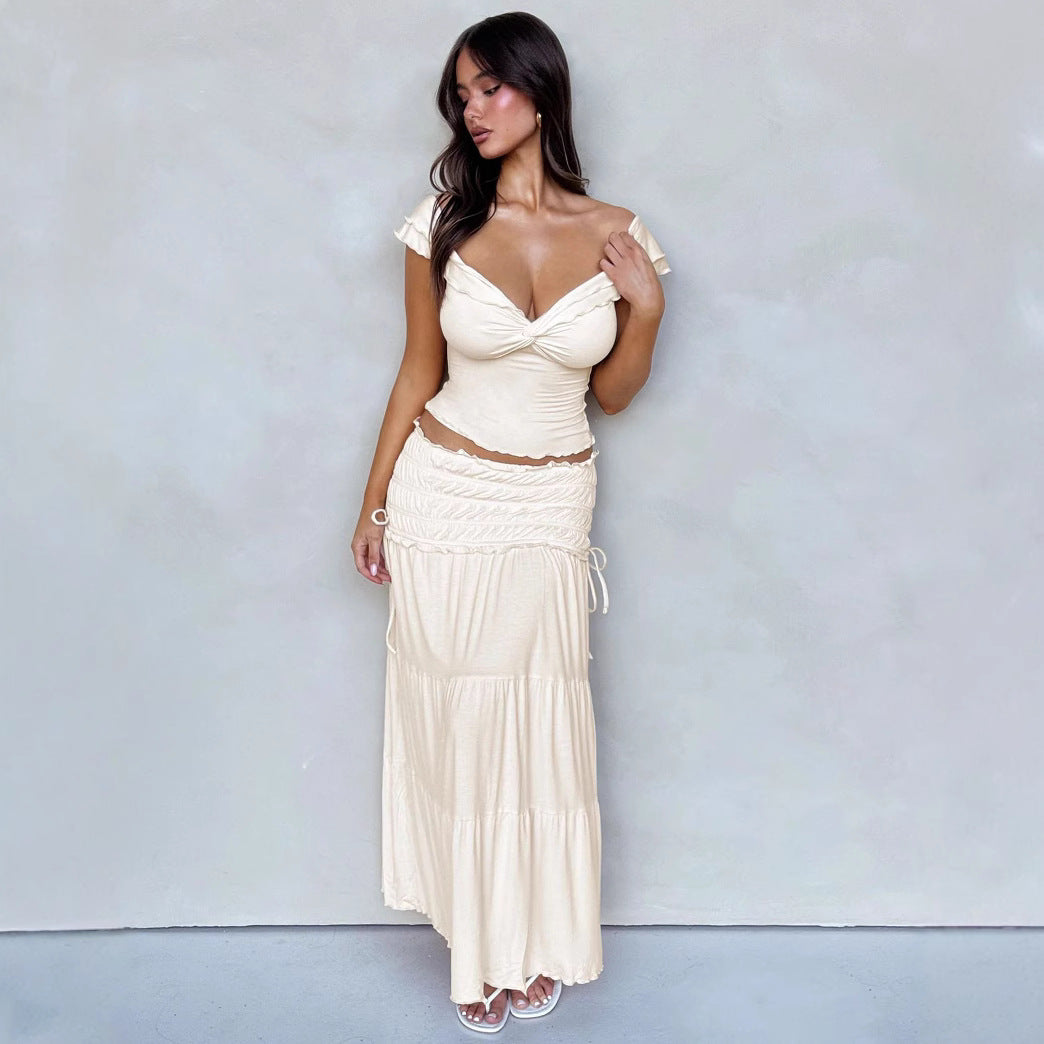 Damen Lässiges Sommer Set Drune