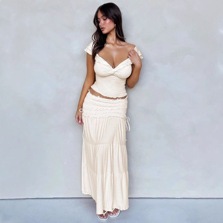 Damen Lässiges Sommer Set Drune