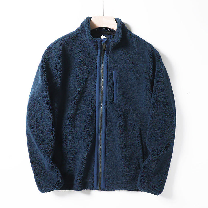 Damen Fleecejacke mit hohen Kragen und praktischen Reißverschlusstaschen Drune