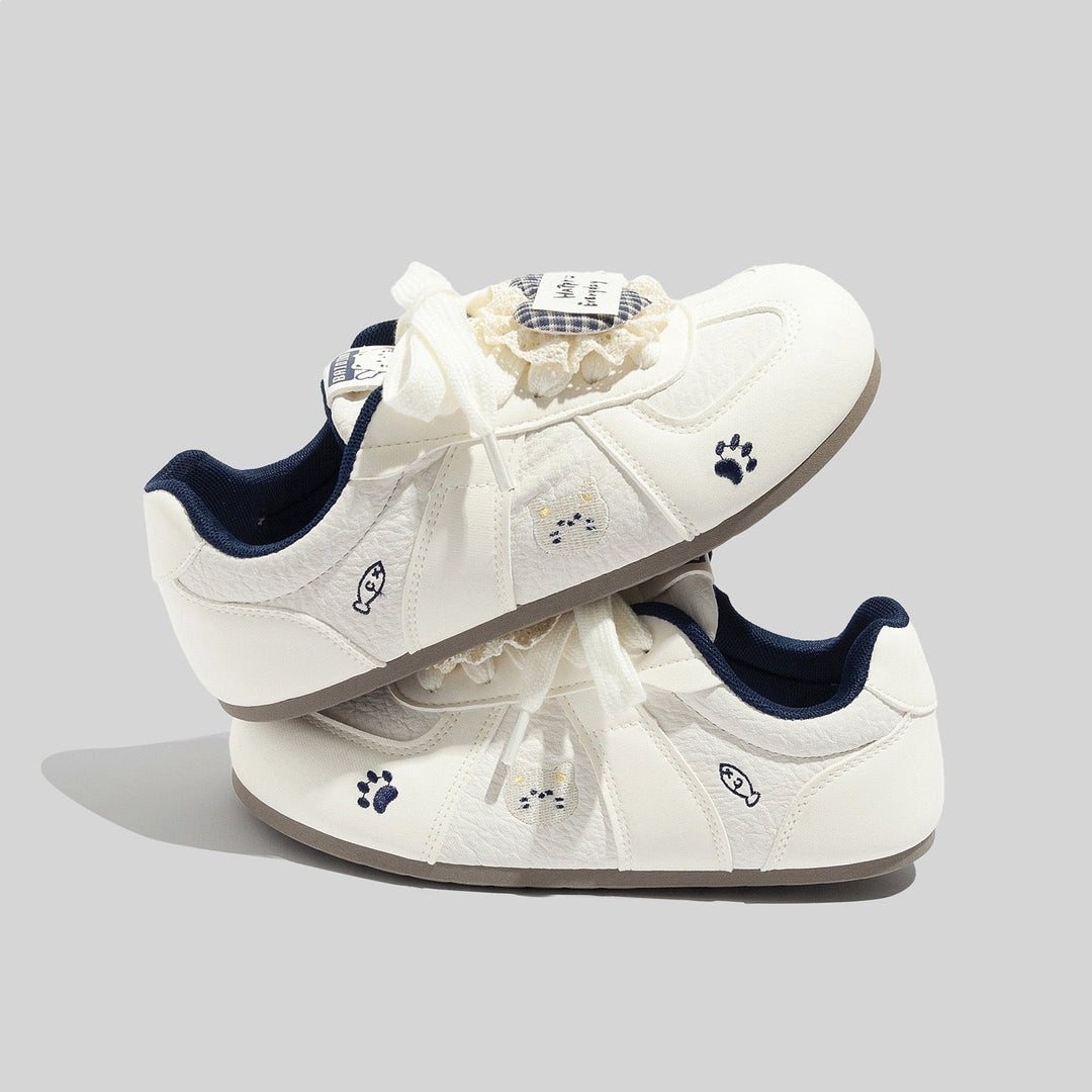 Damen Sneakers mit verspieltem Tierdesign und bequemer Sohle Drune