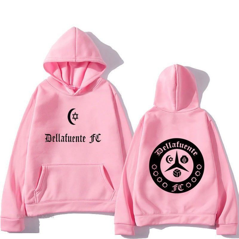 Damen Kapuzenpullover mit künstlerischem Motiv und bequemer Passform Drune
