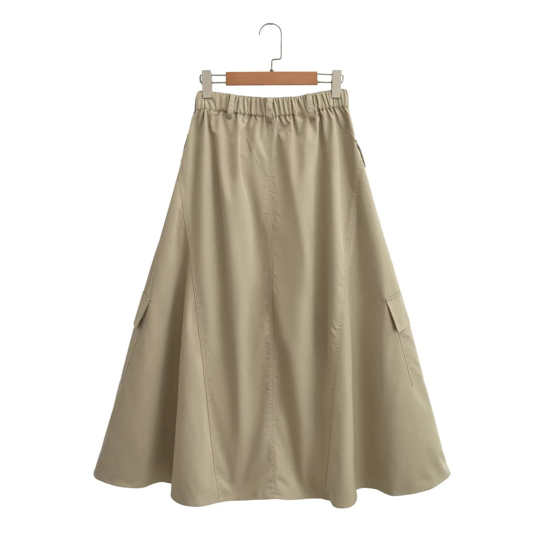 Damen Cargo-Rock mit praktischen Taschen und elegantem Schnitt Drune
