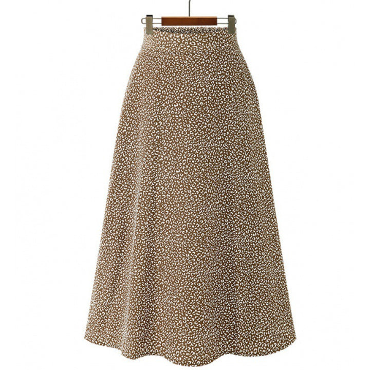 Damen Midirock mit elegantem A-Linien-Schnitt und modischem Punktedesign Drune