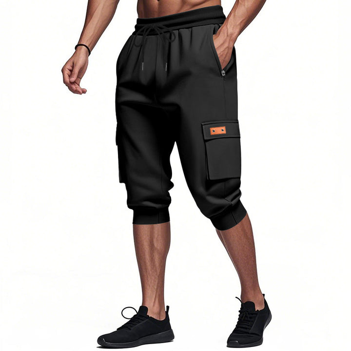Herren modische Cargo-Shorts mit praktischen Seitentaschen und elastischem Bund Drune