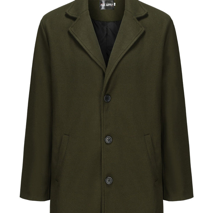 Herren eleganter, taillierter Mantel Drune