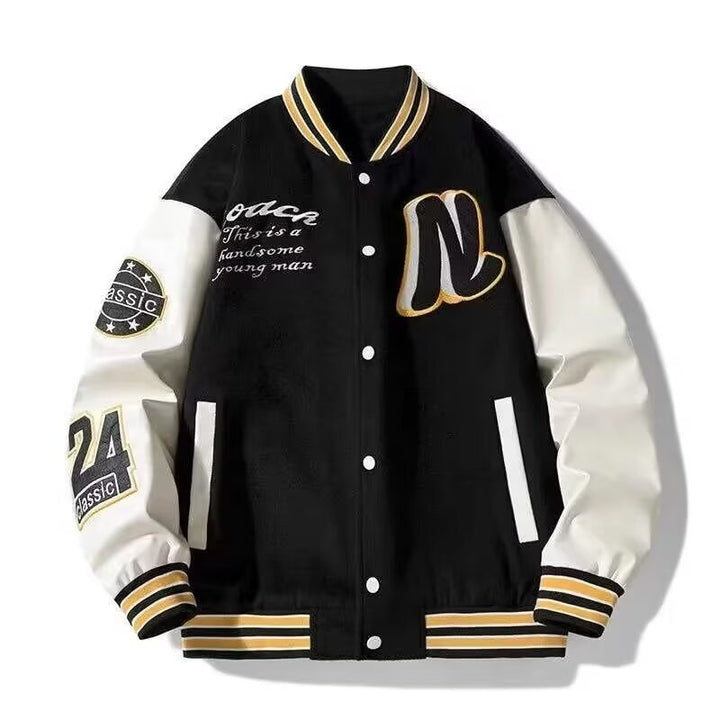 Herren Collegejacke mit klassischen Details Drune