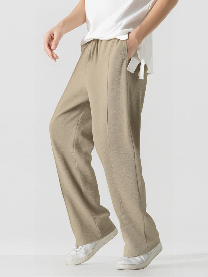 Herren Elegante, weite Freizeithose aus atmungsaktivem Gewebe Drune