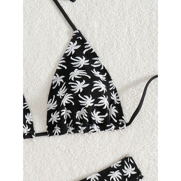 Damen Triangel-Bikini mit floralem Palma-Design Drune