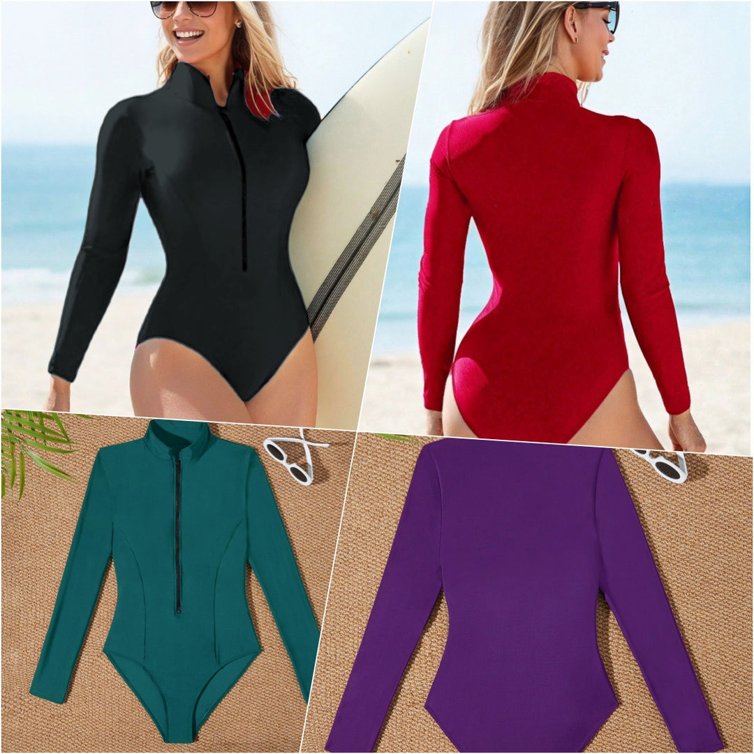 Damen Langarm Surf Badeanzug Drune