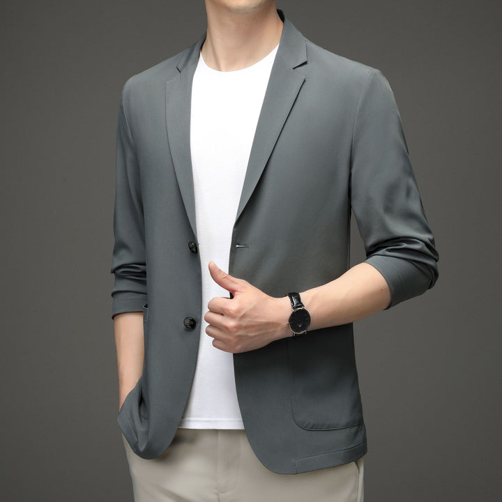 Herren modischer Blazer mit elastischem Material und stilvollen Details Drune