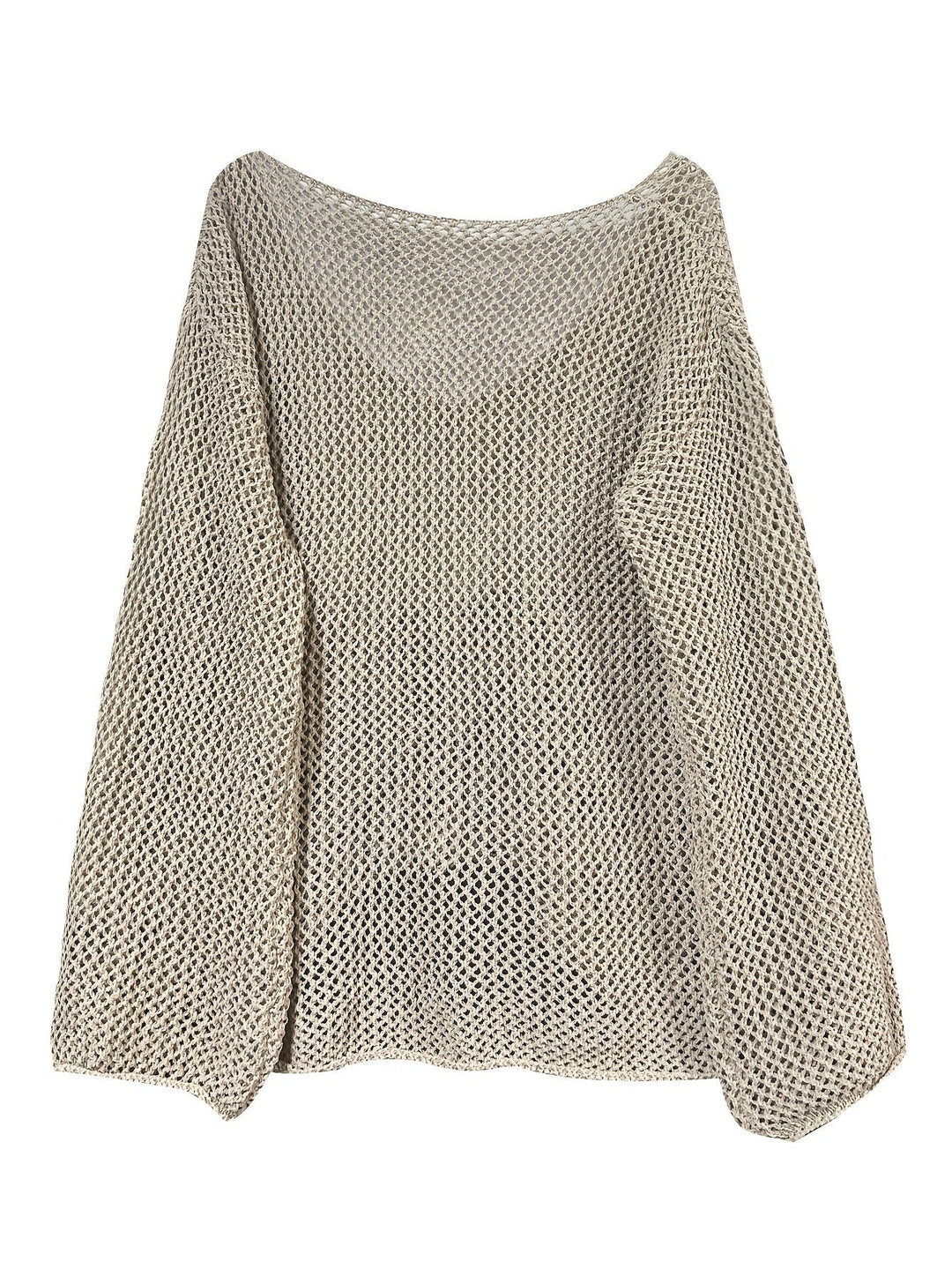 Drune | Hohle Lange Ärmel Lockere Strickpullover