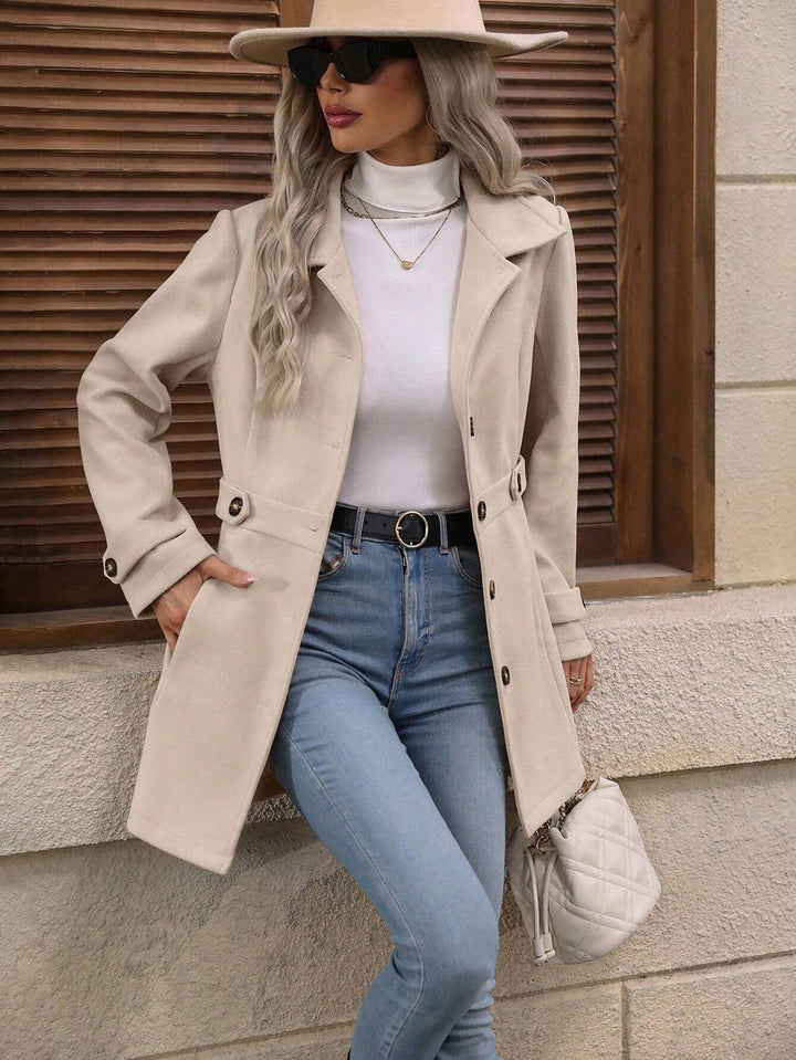 Damen elegante und bequeme Longjacke Drune