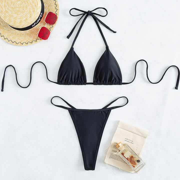 Damen Triangel-Bikini mit verstellbaren Trägern Drune